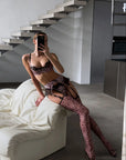 Leah Leopard Seduction Lingerie Set