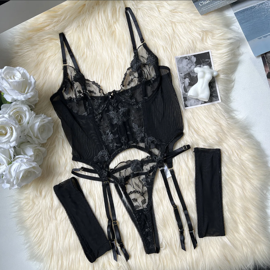 Midnight Rose Allure Lingerie