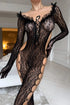 Wild mesh one-piece bodystocking – luxury women’s lingerie – Klara Wild Bodystocking
